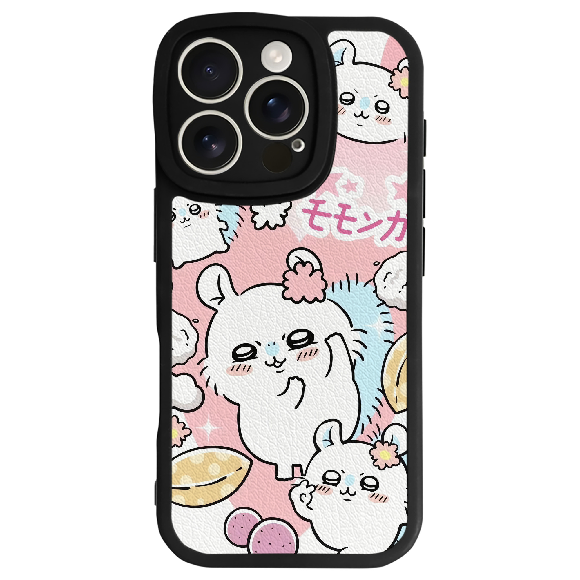 （画像用） ちいかわ Chii-kawa 【iPhone 16シリーズ対応】シリコンスマホケース（レザー調） 材質：シリコン
